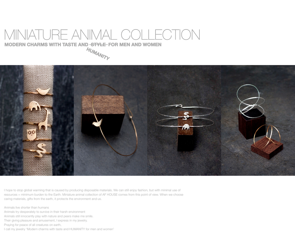Message Behind Miniature Animal Collection