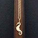 Minimalist Dragon Seahorse Necklace