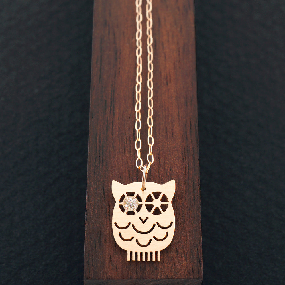 Moeder uil ketting