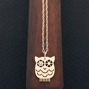 Moeder uil ketting