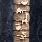 Miniature Animal Rings 14K Gold | AF HOUSE