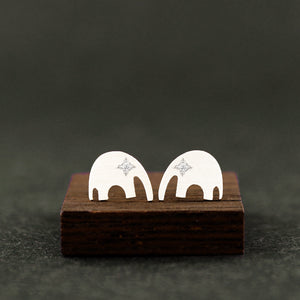 Elephant Stud Earrings