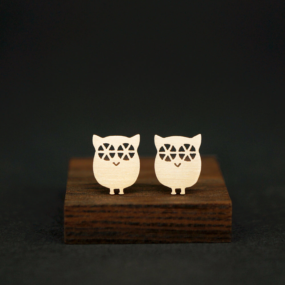 Owl Stud Earrings