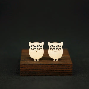 Owl Stud Earrings