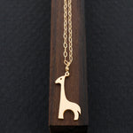 Baby Giraffe Necklace 14K Gold | AF HOUSE
