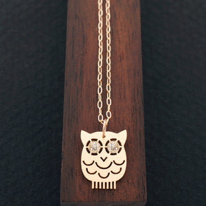 Moeder uil ketting