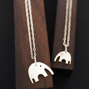 Elephant Necklace - Silver