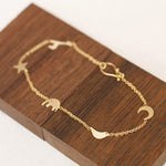 Five Charm Bracelet 14KY Gold | AF HOUSE