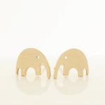 Elephant Stud Earrings in 14K Gold | AF HOUSE 