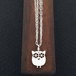 Baby Owl Necklace, Silver | AF HOUSE