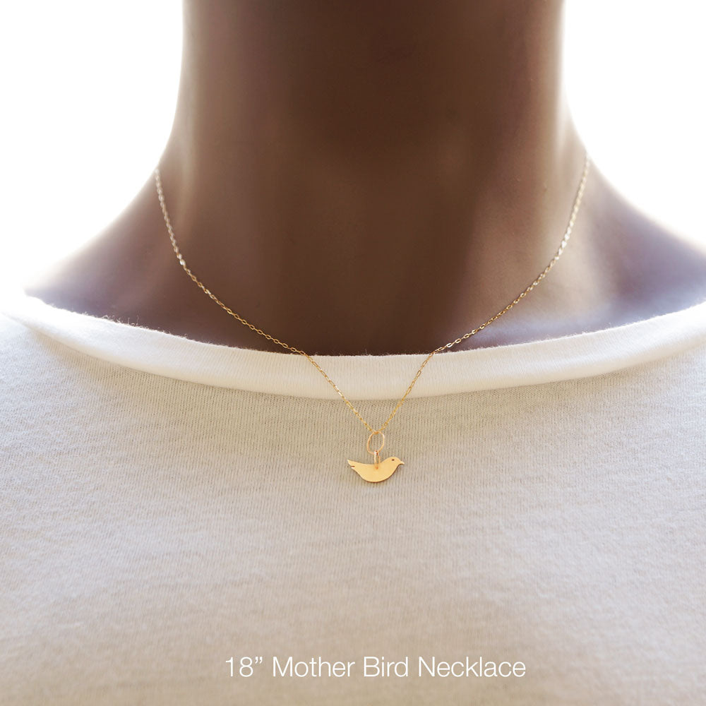 14KY gold Bird Necklace | AF HOUSE