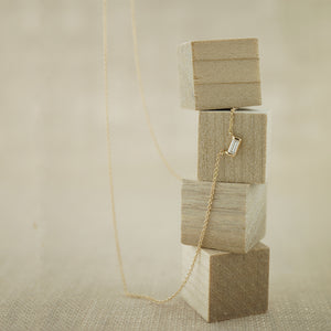 Baguette Diamond Necklace