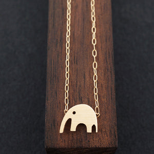 
            
                画像をギャラリー ビューアにロード Elephant Necklace Attached to Chain, 14KY Gold | AF HOUSE
            
        