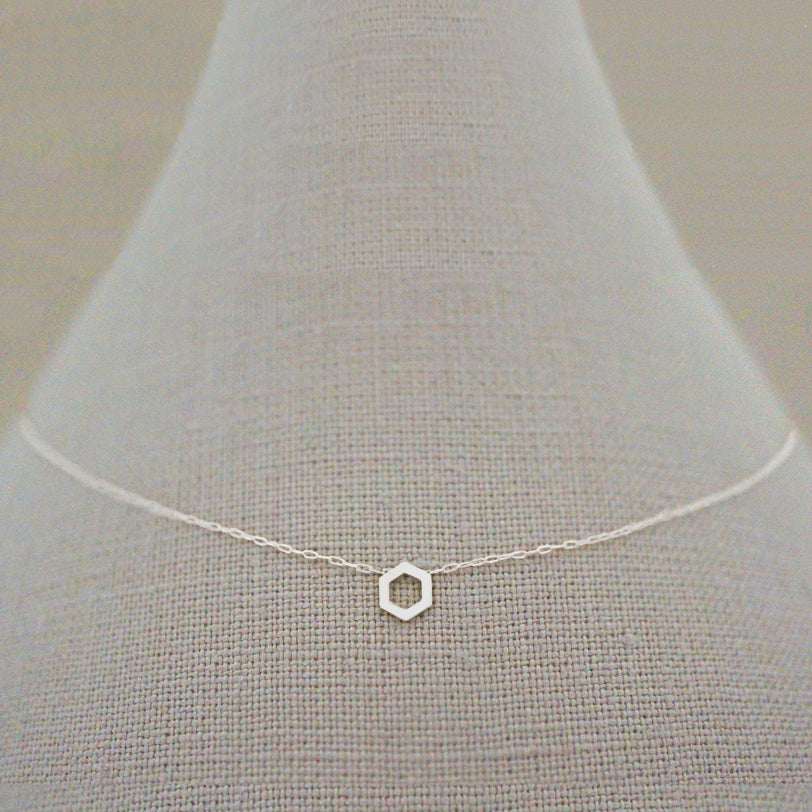 
            
                Load image into Gallery viewer, Hexagon Necklace
            
        