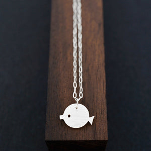 Fish Necklace-Silver