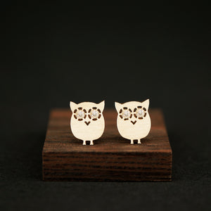 Owl Stud Earrings