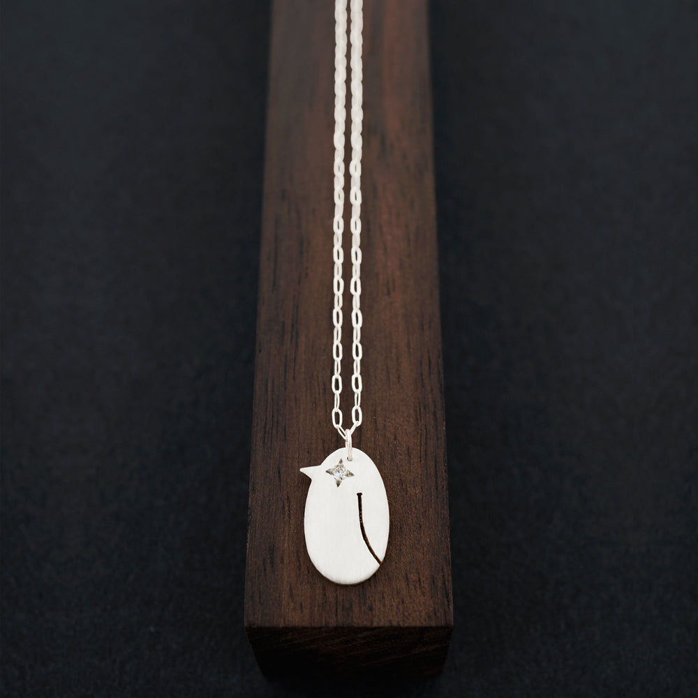 Penguin Necklace-Silver