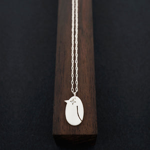Penguin necklace clearance