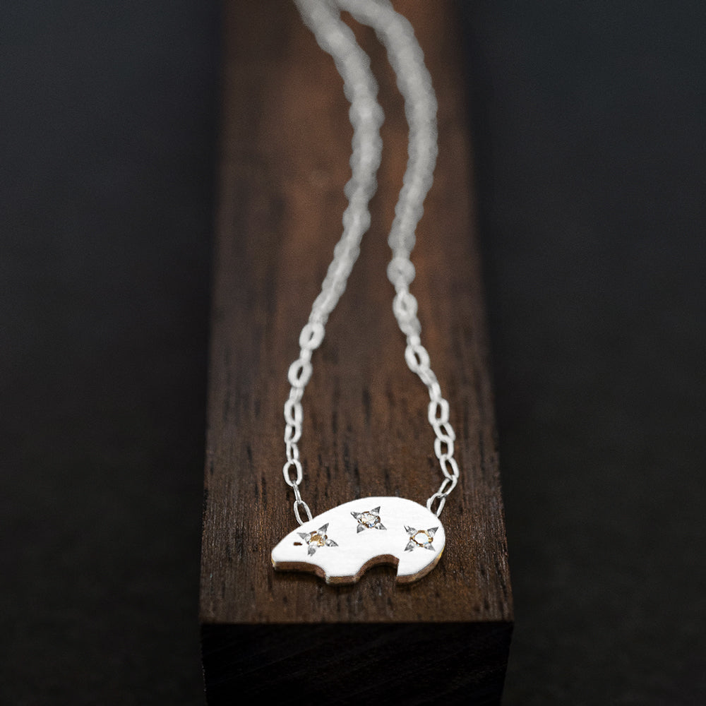 
            
                Load image into Gallery viewer, Polar Bear Necklace-AF HOUSE
            
        