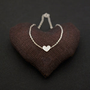 
            
                Load image into Gallery viewer, Small Wide Heart Necklaces, Solid Silver | AF HOUSE
            
        