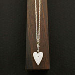 Skinny Heart Necklace-AF HOUSE