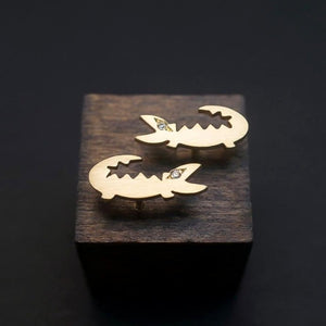 Alligator Stud Earrings