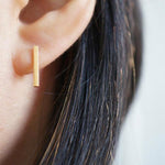 BAR STUD EARRINGS-AF HOUSE