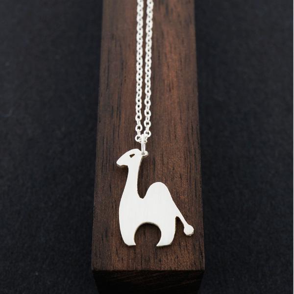 Camel ketting-zilver