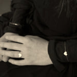 Wide Heart Bracelet and Ring | AF HOUSE