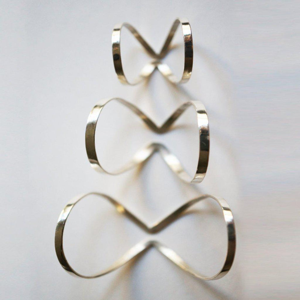 Infinity 3 Knuckle Ring Set