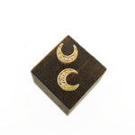 MOON STUD EARRINGS-AF HOUSE