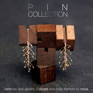 
            
                Load image into Gallery viewer, PIN DROP CHAIN EARRINGS-AF HOUSE
            
        